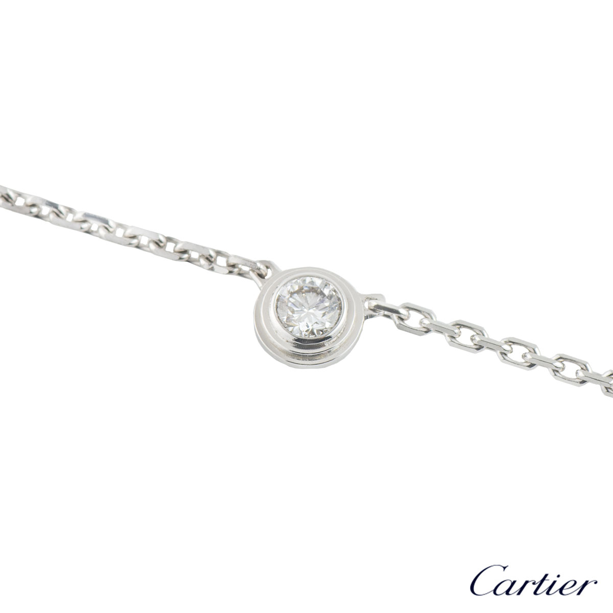 Cartier diamond online legers necklace